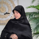 روسری ابریشم ژاکارد ستاره