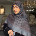 روسری ابریشم ژاکارد کُچ - Image 9