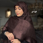 روسری ابریشم ژاکارد کُچ - Image 8