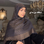 روسری ابریشم ژاکارد کُچ - Image 5