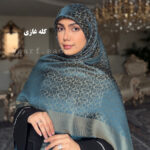 روسری ابریشم ژاکارد کُچ - Image 6